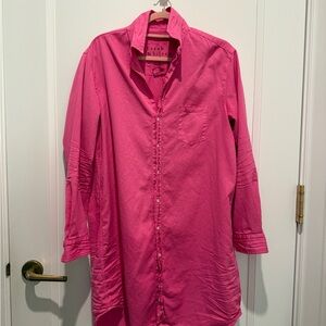 Frank & Eileen Pink Shirt Dress